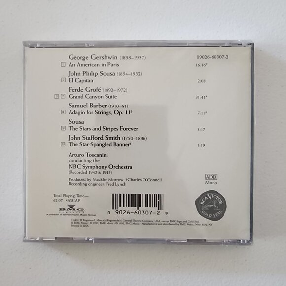 RCA Victor Gold Seal Collection Volume 38 CD Arturo Toscanini Symphony Orchestra - Picture 6 of 6